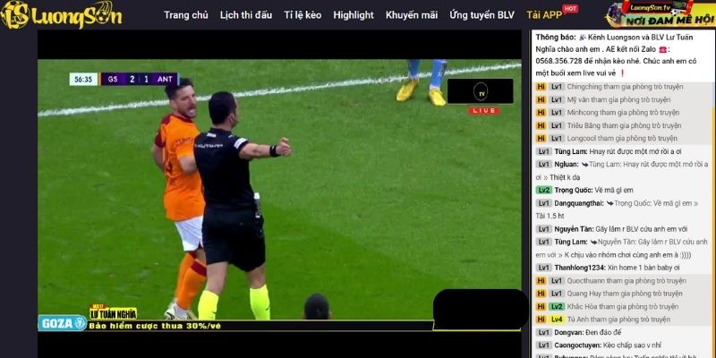 LuongSon TV: Sống Trọn Từng Khoảnh Khắc Bóng Đá Đỉnh Cao! 29 Không gian giao lưu tại LuongSon TV cực sôi nổi và thú vị